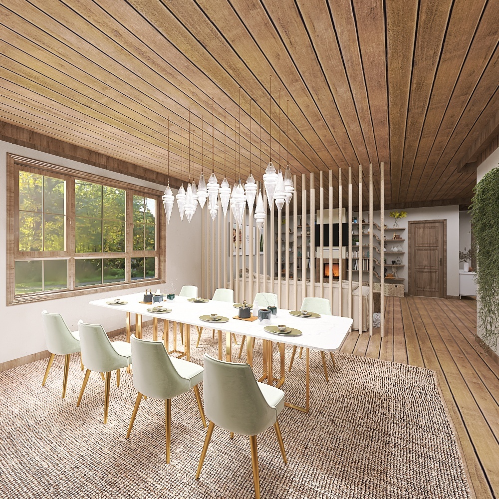 Natural House 3d design renderings