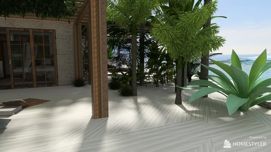 Natural Wood Style for web 3d design renderings