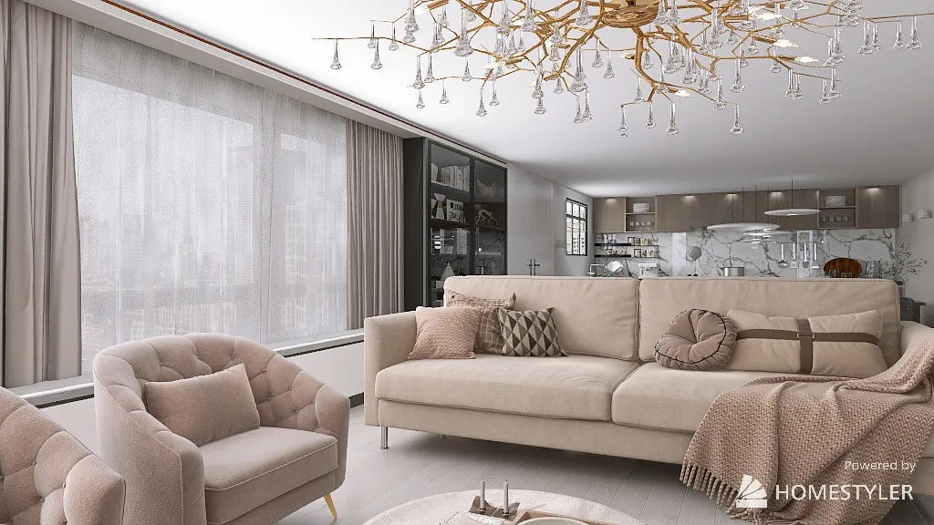 luxury apartment 3d design renderings