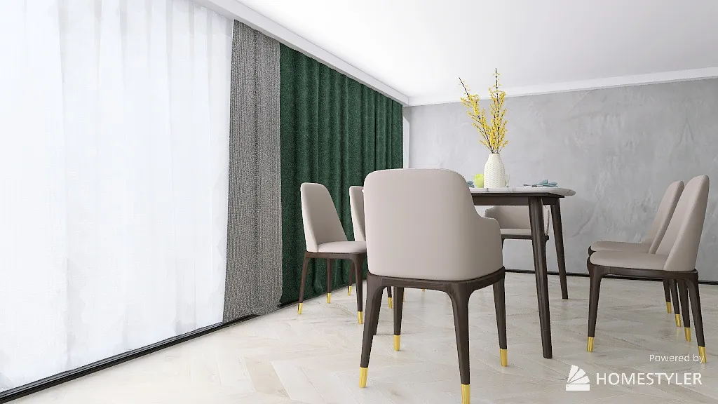 LivingDiningRoom 3d design renderings