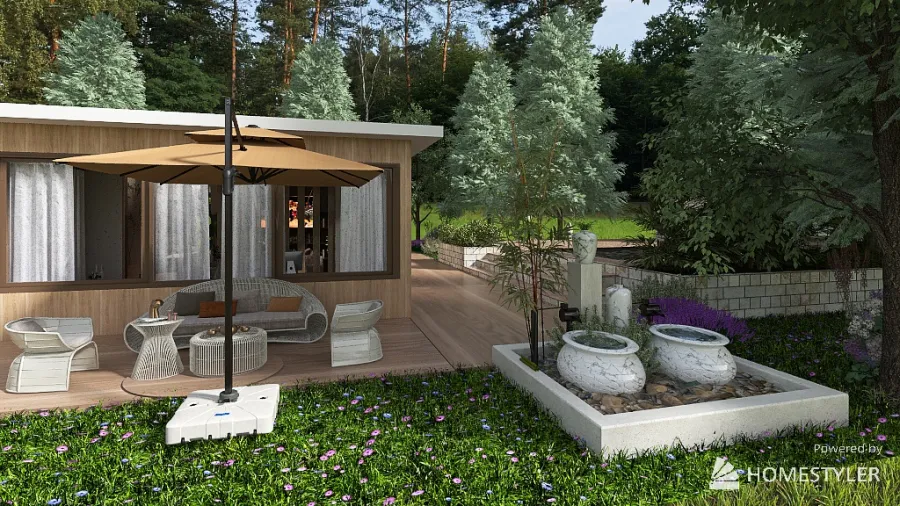 casa naturale 3d design renderings