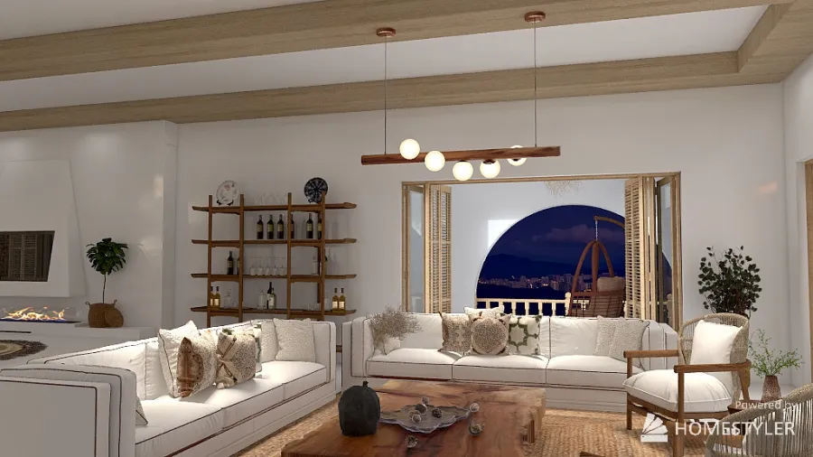 Tunisian guest house 3d design renderings