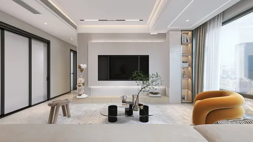 Modern Living and Dining Room