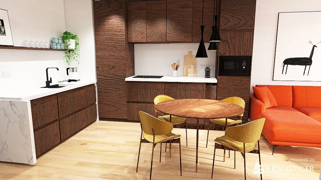 Karol / salon kuch sypialnia 3d design renderings