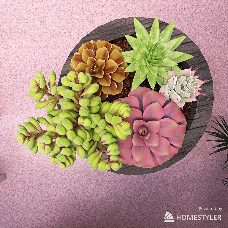 Plants and Paintings, My happy place 3d design renderings