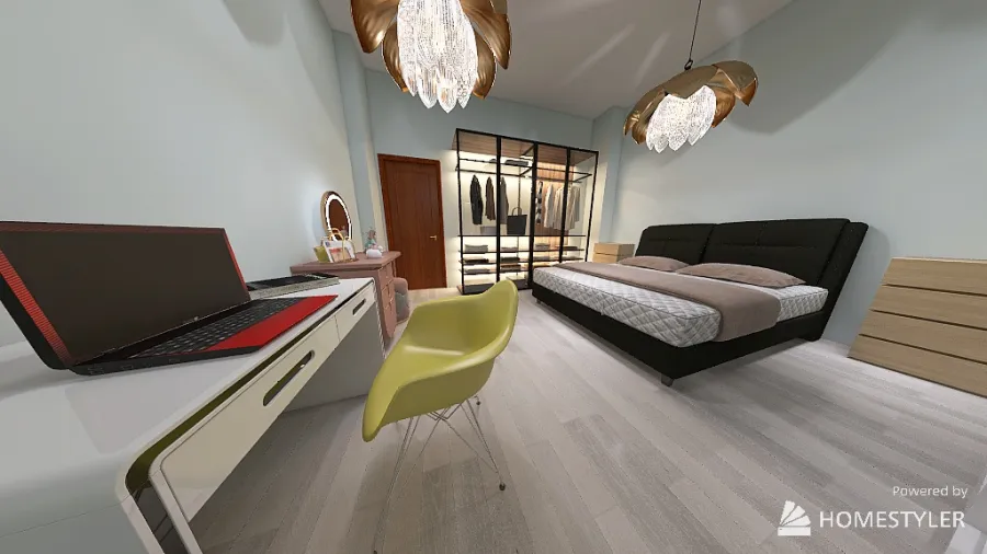 parents bedroom 3d design renderings
