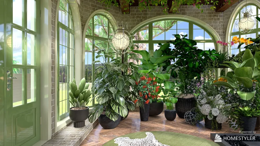 Greenhouse 3d design renderings
