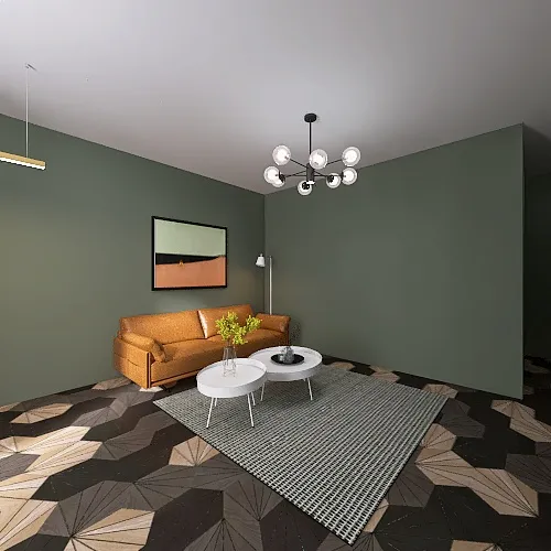 16-Modern Apartment Empt Room 3d design renderings