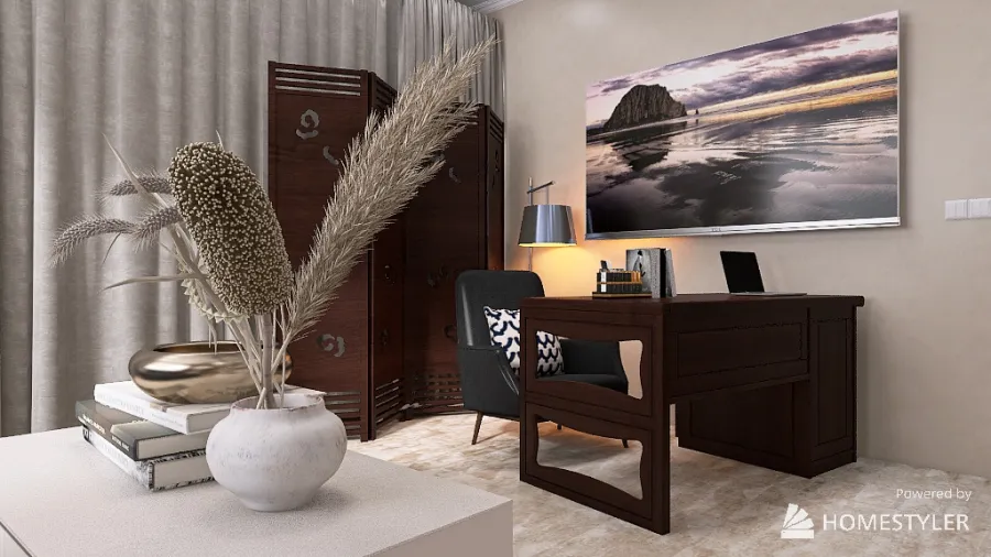 Living Room-sleeper sofa 3d design renderings