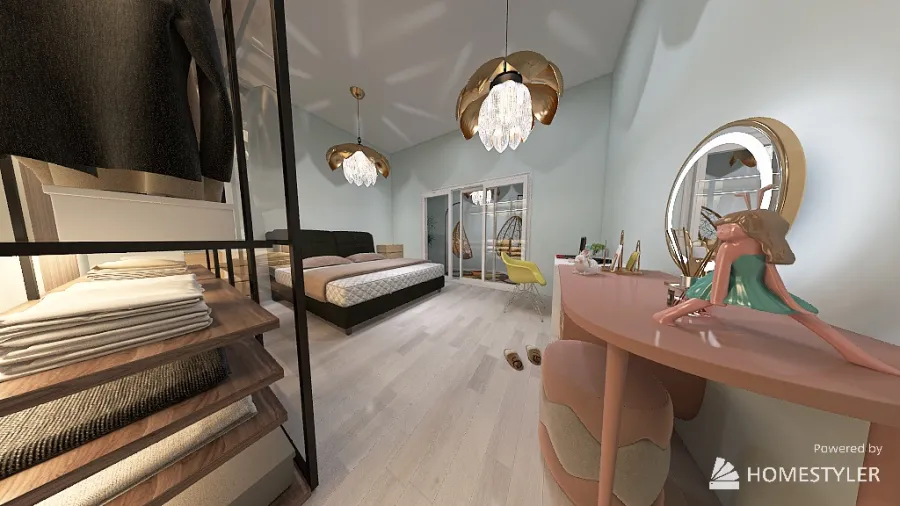 parents bedroom 3d design renderings