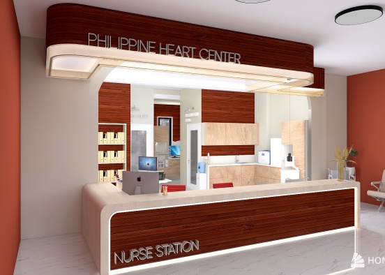 Nurse station Design Rendering