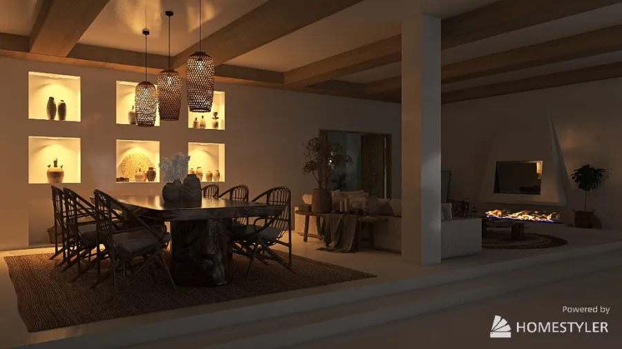 Tunisian guest house 3d design renderings