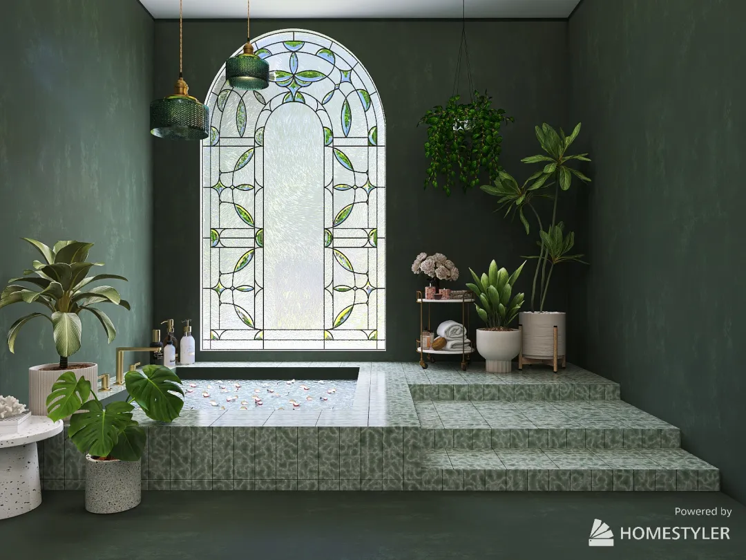 Brimming with Greenery 3d design renderings