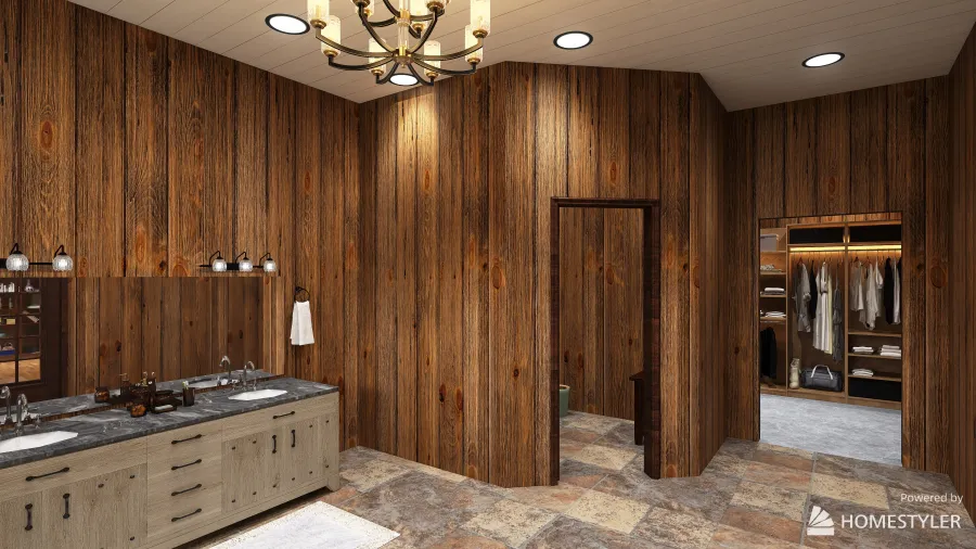 GuestBathroom 3d design renderings