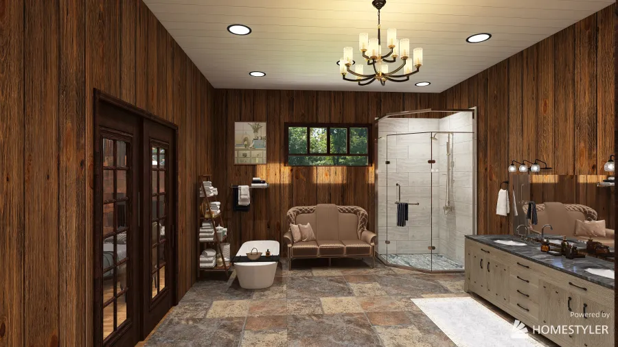 GuestBathroom 3d design renderings