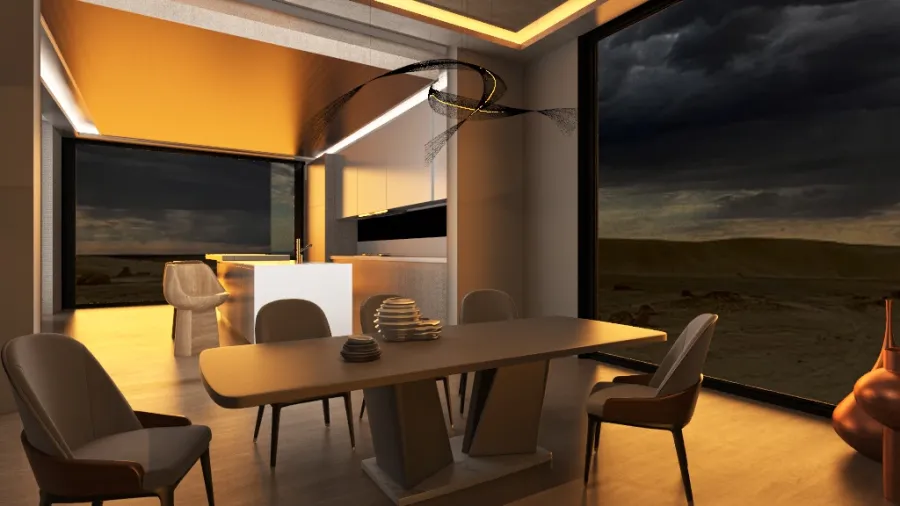 Dining Room 3d design renderings
