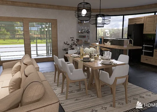 # Cabañita Renderização de Design