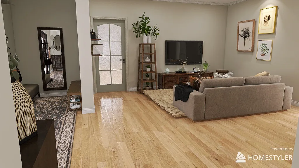Simple Home 3d design renderings