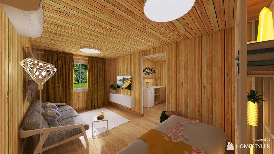 МО massage room 3d design renderings