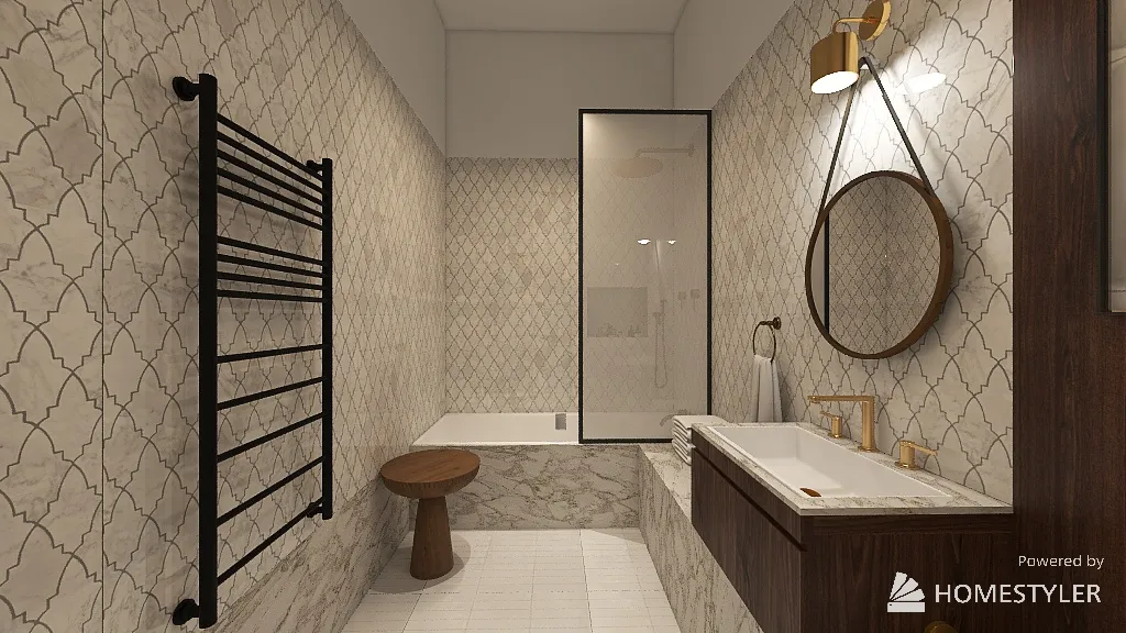 Modern & Minimalistic Apartment 3d design renderings