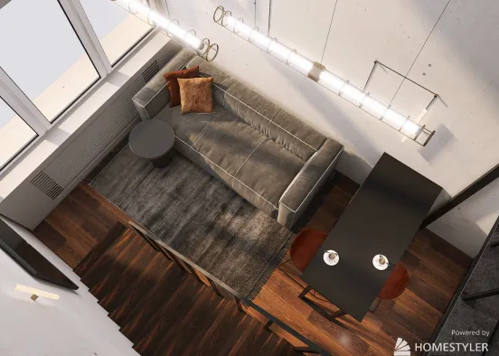 loft apartment Design Rendering
