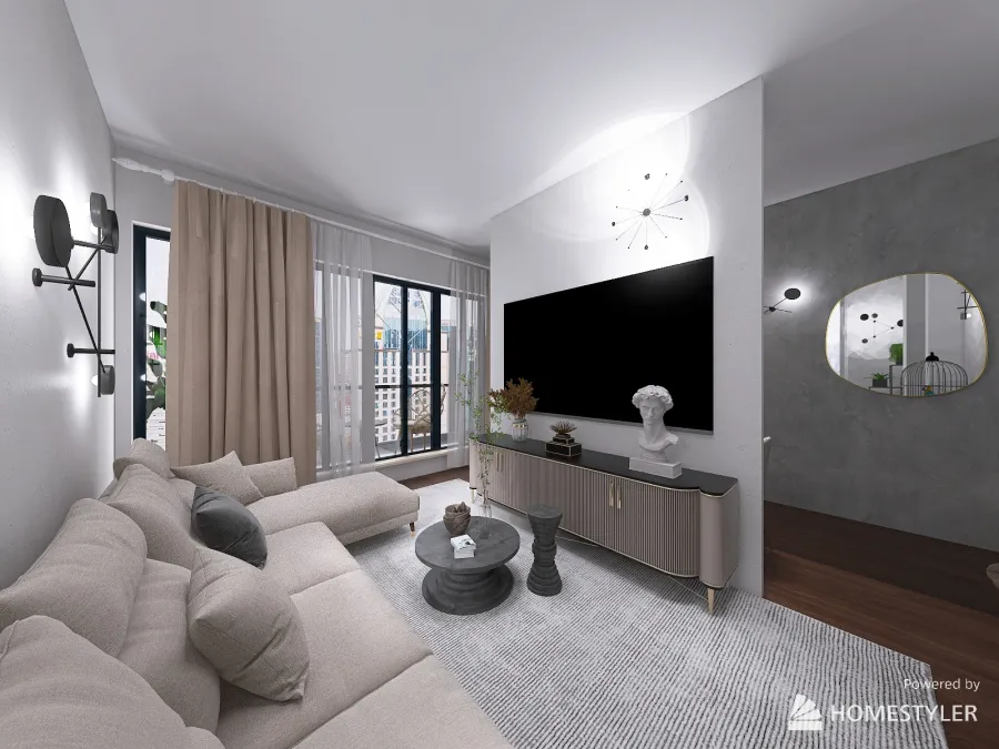Stanko's residential apartment 3d design renderings