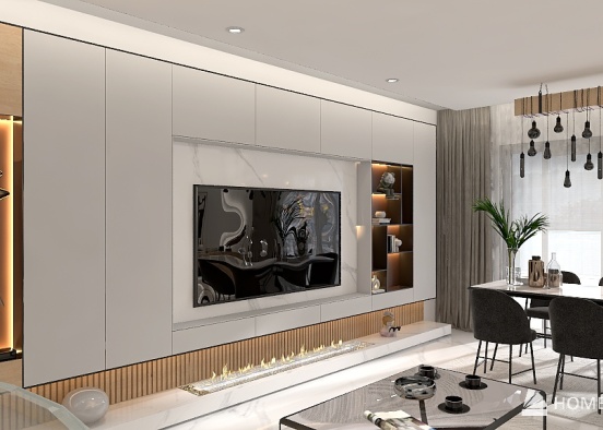 luxury apartment Design Rendering