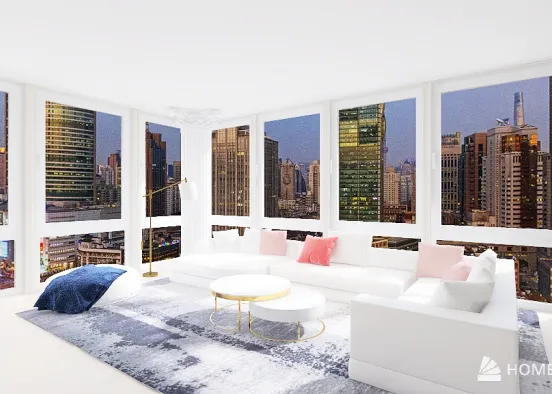 NYC Apartment (Ashley Little) Design Rendering