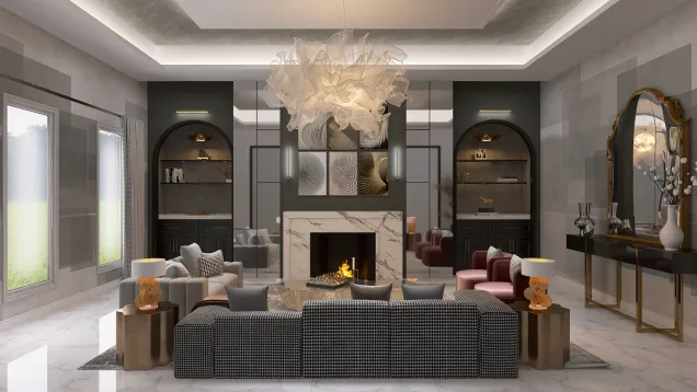 Modern Formal Living Room Design