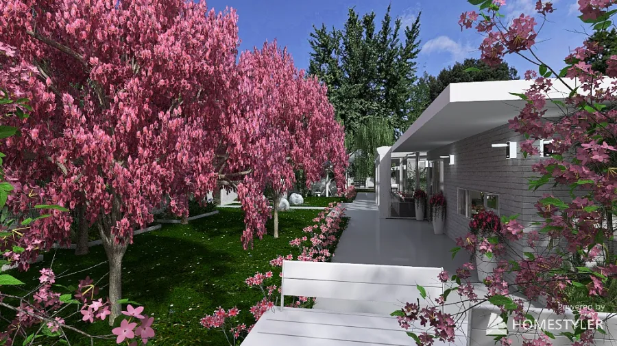 villa country chic 3d design renderings