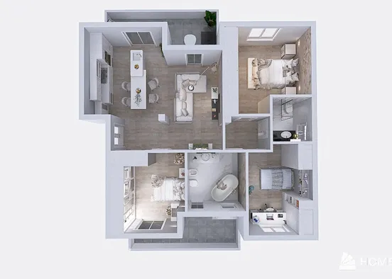 # appartamento Design Rendering