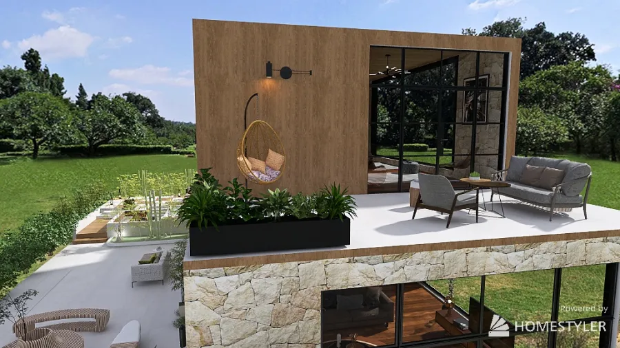 villa de charme 3d design renderings