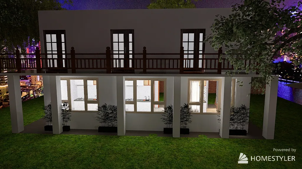 Studio apartment complex 3d design renderings