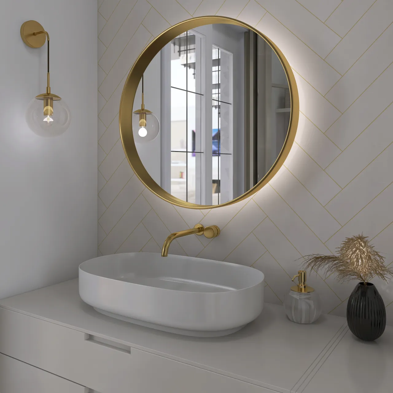 Bathroom 3d design renderings