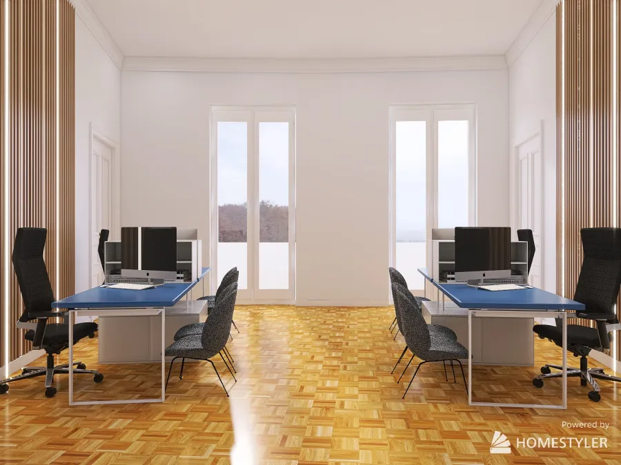 uffici roma 3d design renderings