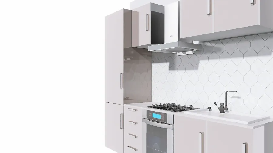 Cucina mobile 3d design renderings