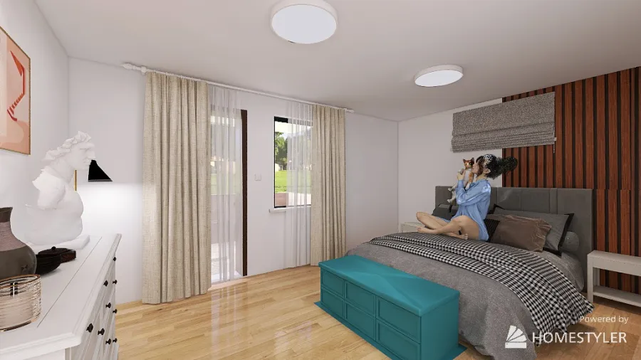 Dormitor Matrimonial 3d design renderings
