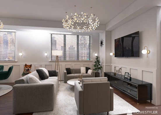 Alek's residential apartment Design Rendering