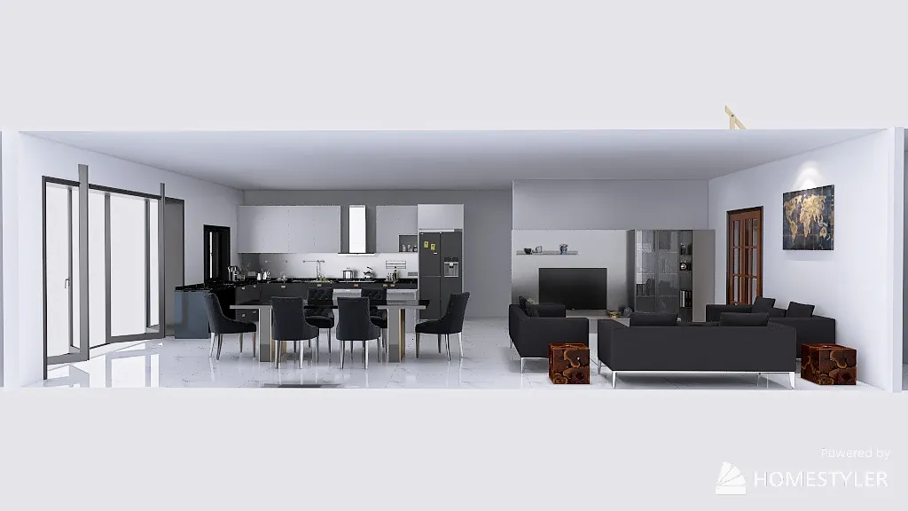 Priyesh Ground floor v2 3d design renderings