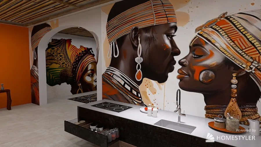 AFRICA ETHNIQUE 3d design renderings