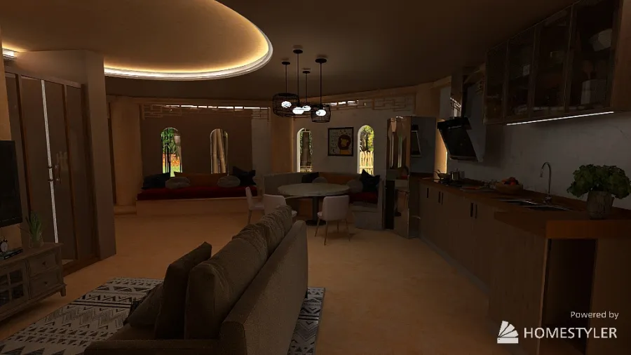 casa  africana 3d design renderings