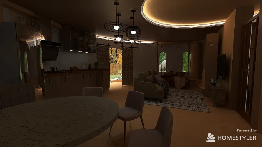 casa  africana 3d design renderings