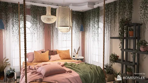 Eclectic Bedroom design