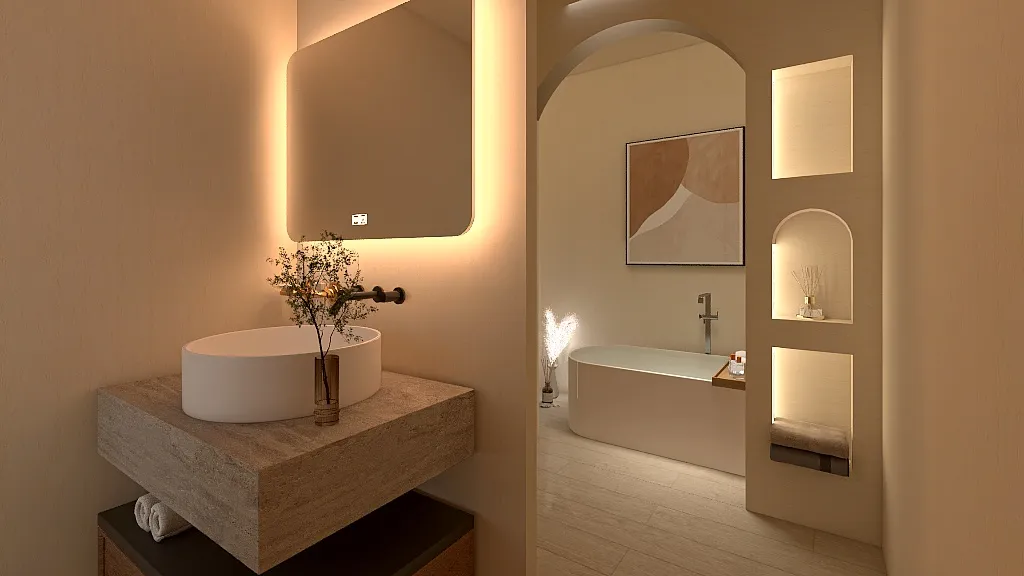 Bathroom 3d design renderings