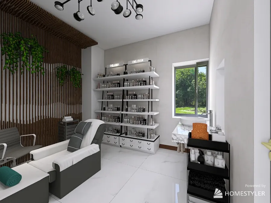 Sala Preparazione 3d design renderings
