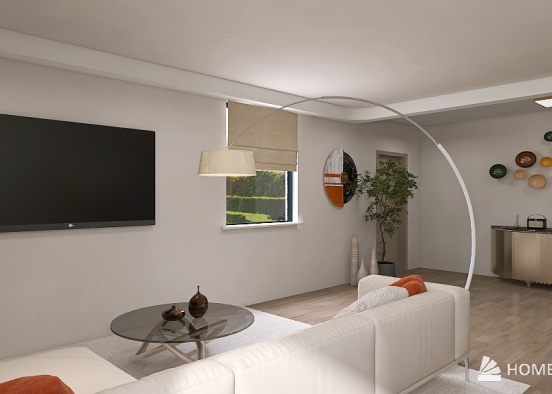 my first apartment in Italy  Design Rendering