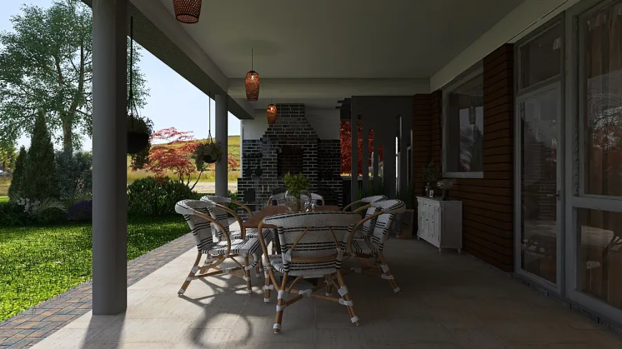 Courtyard 1 3d design renderings
