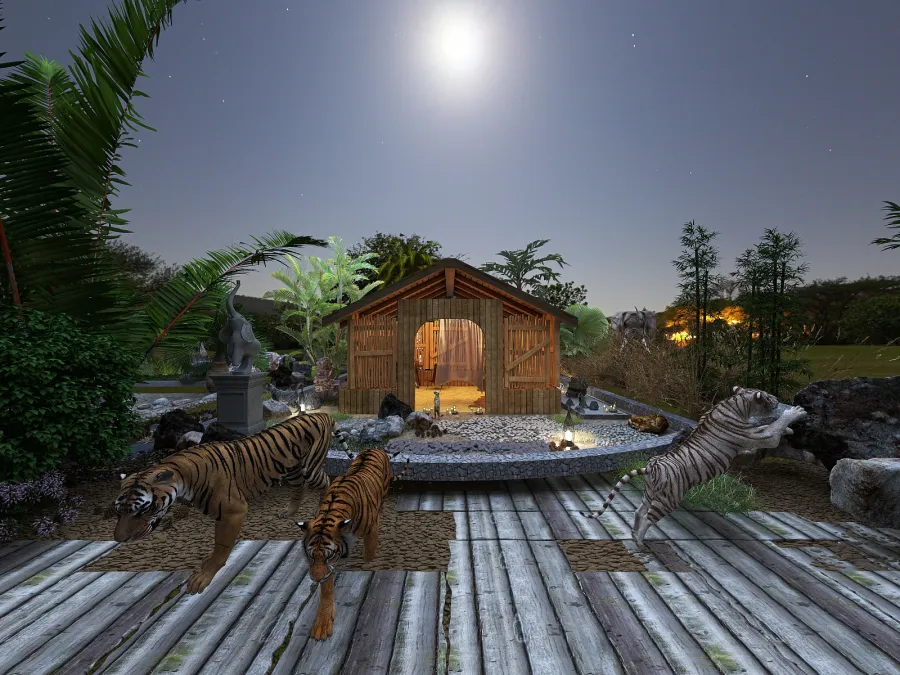 Africa Mystical 3d design renderings