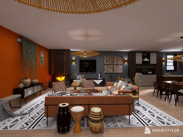African Inspired Apartment