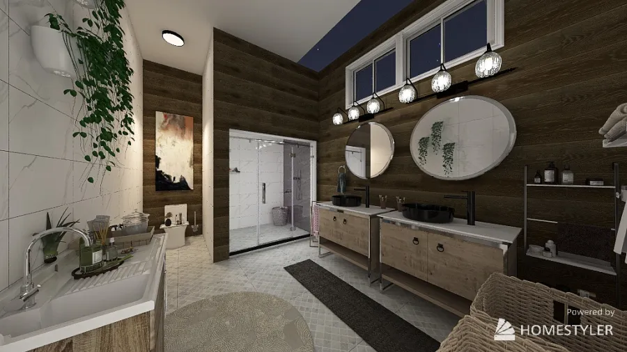 2 floor home 3d design renderings